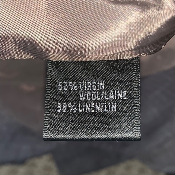 Lafayette 148 | Wool/Linen Grey Blazer - Picture 6 of 7